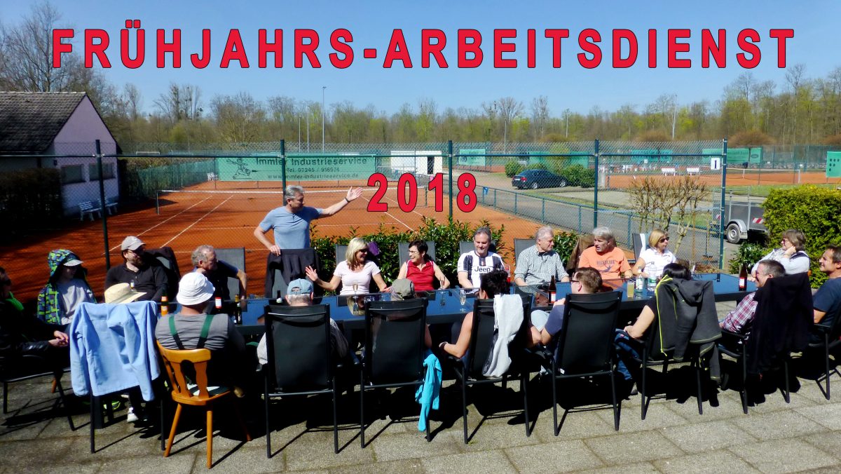 Frühjahrs- Arbeitsdienst 2018